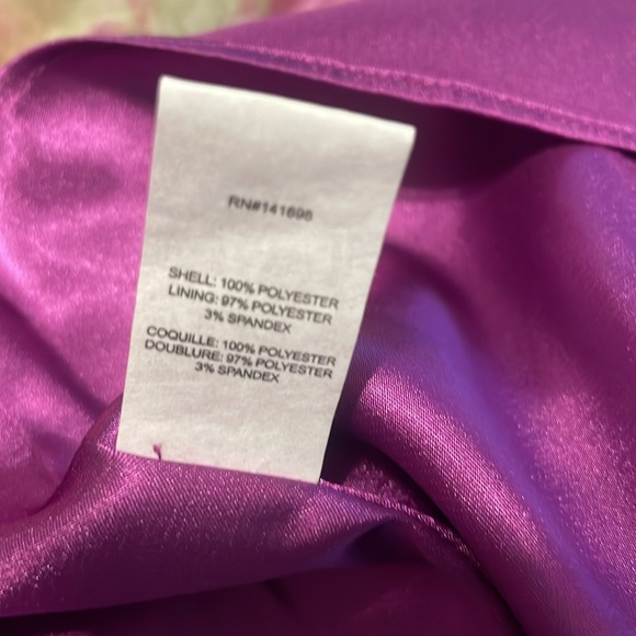 New Ramy Brook Sierra Crinkled Strapless Maxi Dress Lilac Sunburst size 8 - Picture 12 of 17